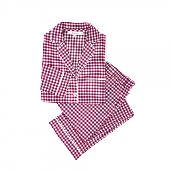 Classic and elegant women's shirt pajamas. Maison Dormans