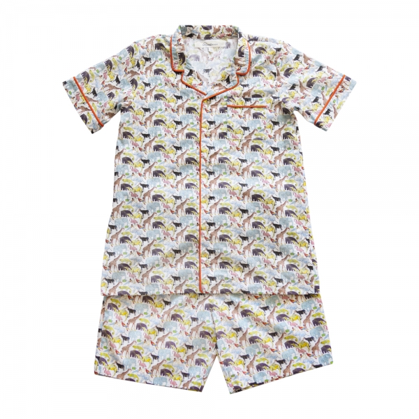 Pyjama animaux pour enfants manches courtes et short