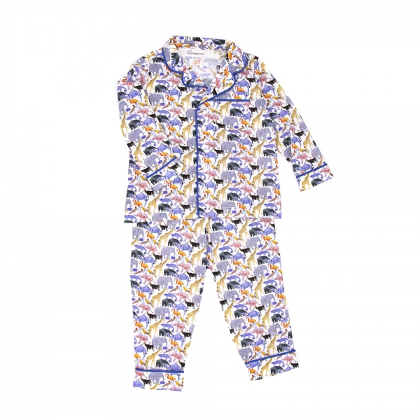 Original and elegant shirt pajamas for children. Liberty Fabrics. Maison Dormans