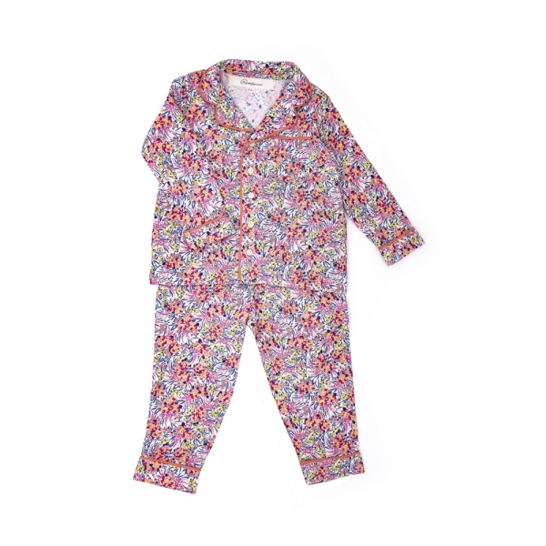Original and elegant shirt pajamas for children. Liberty Fabrics. Maison Dormans