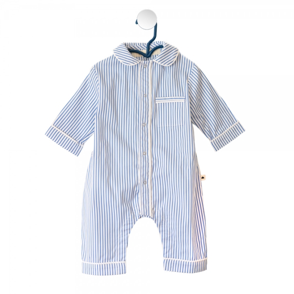 Pyjama retro rayures bébé. Le cadeau de naissance idéal !