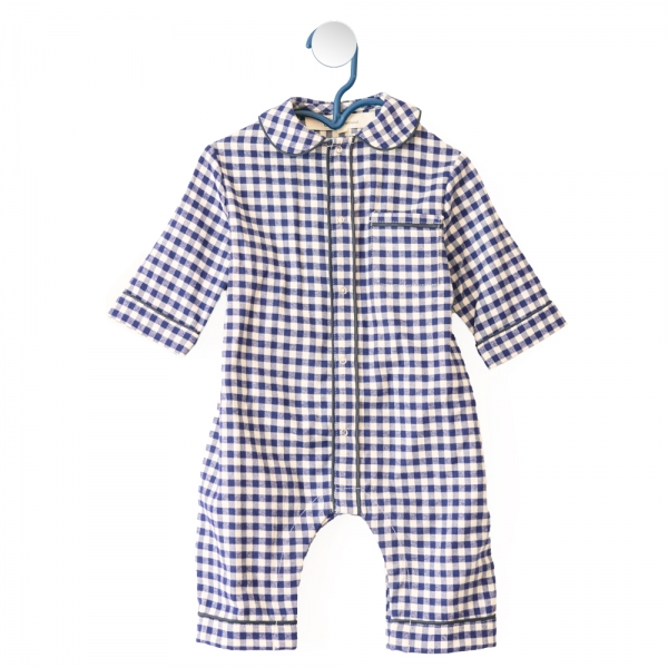 Pyjama retro rayures bébé. Le cadeau de naissance idéal !