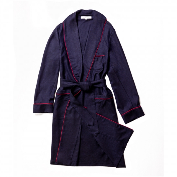 Robe chambre mixte luxe. Luxury loungewear. Robe de chambre personnalisable Maison Dormans