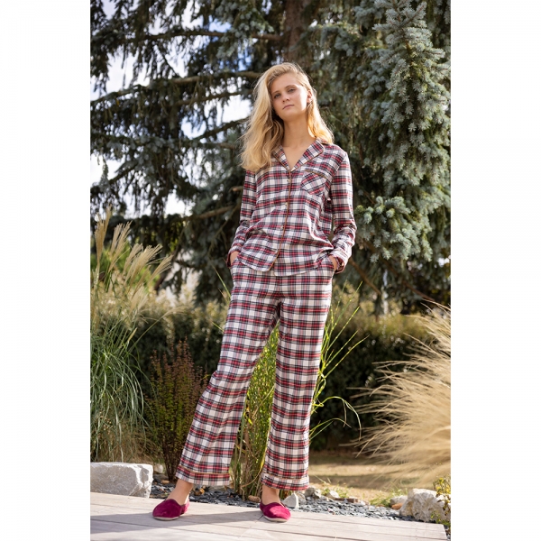 Pantalon Pyjama Écossais Femme