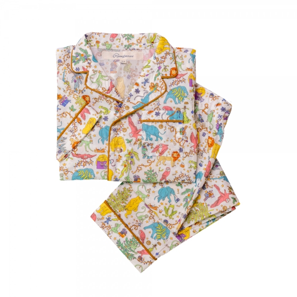 Pyjama enfant en liberty. Liberty circus christmas